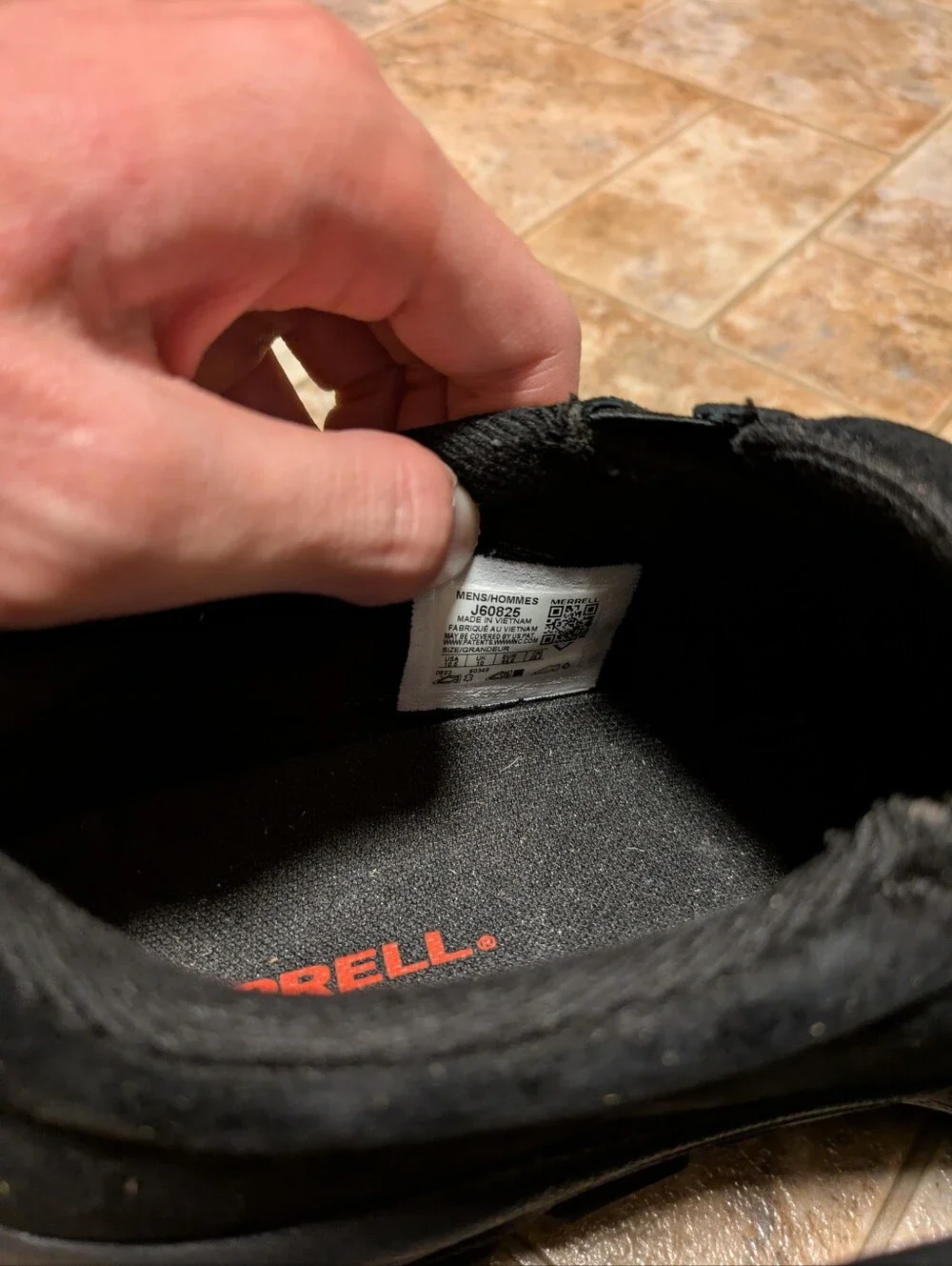 Merrell Men's Jungle Moc Black Slip-On Shoes 10.5
